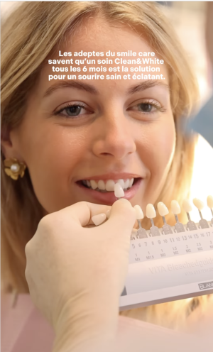 Sourire éclatant et en bonne santé !